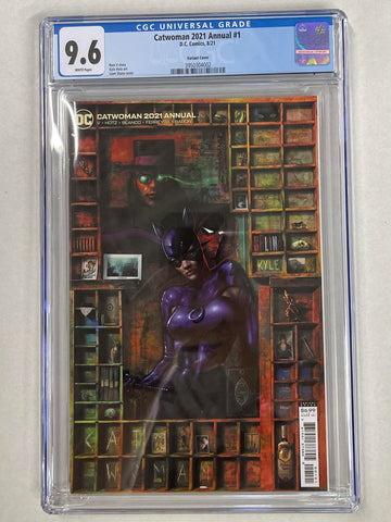 Catwoman 2021 Annual Issue #1 Variant Cover CGC Graded 9.6 Comic Book