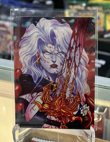 Lady Death: 30th Anniversary - "Hearts" Metallicard Limited to 69 Single Card