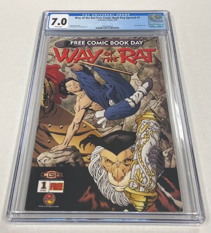 Way of the Rat FCBD Special Issue #1 Year 2003 CGC Graded 7.0 Comic Book