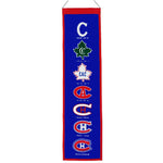 Canadiens 8"x32" Wool Banner Heritage