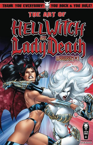 Art of Hellwitch vs. Lady Death: Wargasm Issue #1 November 2022 Comic Book
