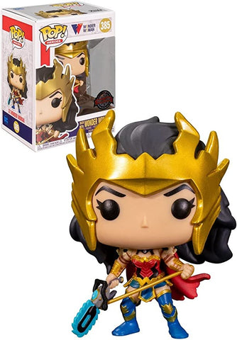 Funko Pop Vinyl Heroes - DC Wonder Woman 80th Anniversary - Death Metal Wonder Woman 385 PX Exclusive