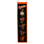Orioles 8"x32" Wool Banner Heritage