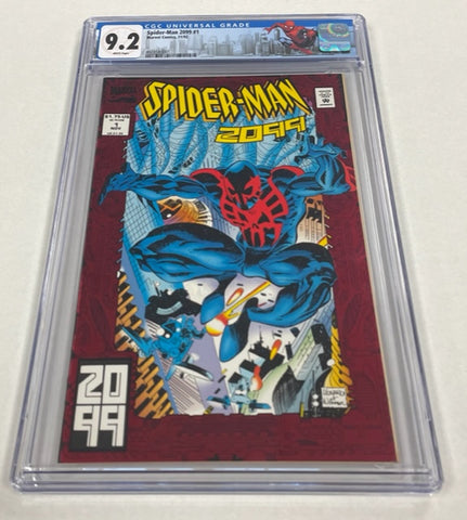 Spider-Man 2099 Issue #1 Year 1992 Special Label CGC Graded 9.2 Comic Book