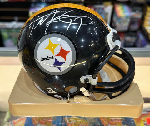Steelers Mini Helmet - Tee Martin - Autographed w/ Certificate of Authenticity