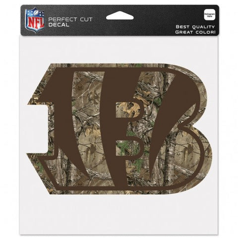 Bengals 8x8 DieCut Decal Color Camouflage