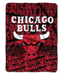 Bulls Micro Raschel Throw Blanket 46x60 Clear Out