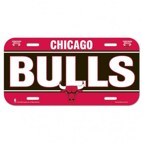 Bulls Plastic License Plate Tag