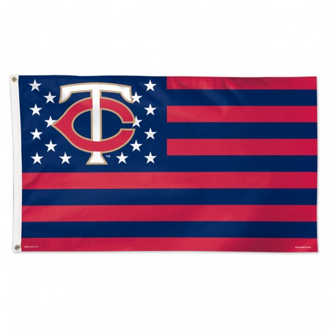 Twins 3x5 House Flag Deluxe USA