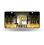 Pirates #1 Fan Metal License Plate Tag