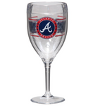 Braves 9oz Stemmed Wine Glass Tervis