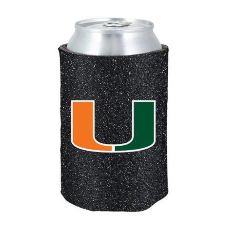 Canes Can Coolie Glitter Black