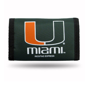 Canes Color Nylon Wallet Trifold
