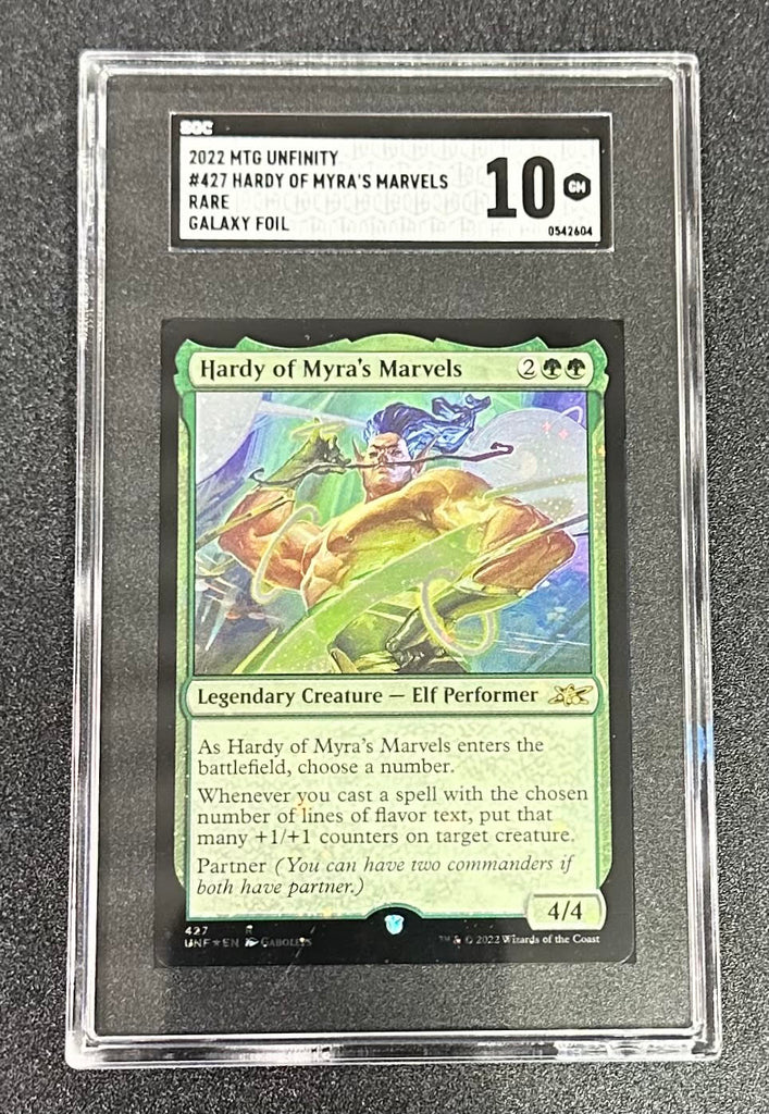 Magic the Gathering 2022 Hardy of Myra's Marvels SGC Graded 10 Unfinit JP Sports Magic the Gathering 2022 Hardy of Myra's Marvels SGC Graded 10 Unfinit JP Sports