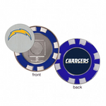 Chargers Golf Ball Marker w/ Poker Chip