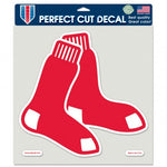 Red Sox 8x8 DieCut Decal Color Socks