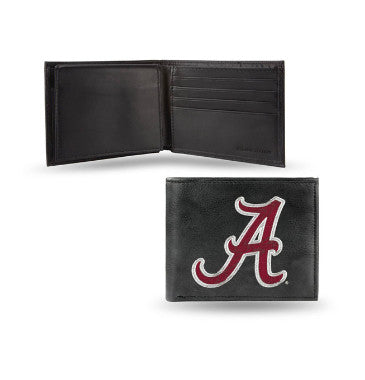 Alabama Leather Wallet Embroidered Bifold