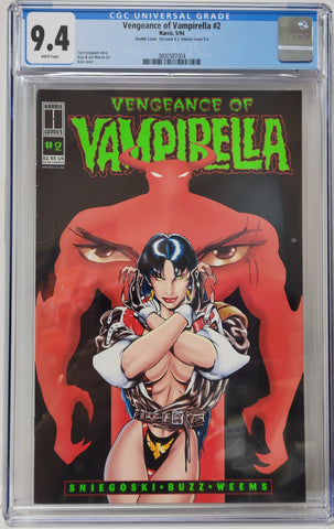 Vengeance of Vampirella Issue #2 Double Cover Year 1994 CGC Graded 9.4 Comic Book