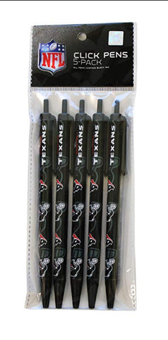 Texans 5-Pack Click Pens