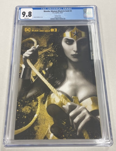 Wonder Woman Black & Gold Issue #3 Year 2021 Middleton Variant Cover CGC Graded 9.8 Comic Book