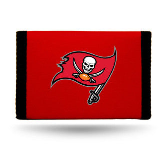 Buccaneers Color Nylon Wallet Trifold Red