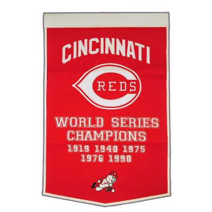 Reds 24"x38" Wool Banner Dynasty