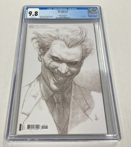 The Joker Issue #1 Year 2021 Sketch Variant Cover CGC Graded 9.8 Comic Book