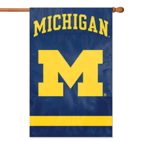Michigan Premium Vertical Banner House Flag 2-Sided