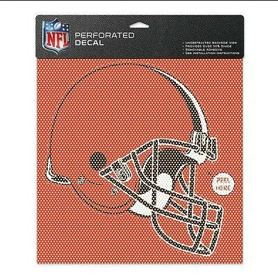 Browns Perforated Decal 12x12