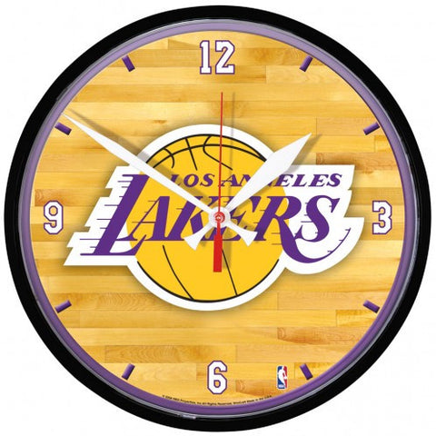 Lakers Round Wall Clock