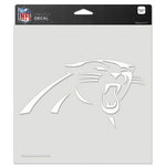 Panthers 8x8 DieCut Decal White NFL