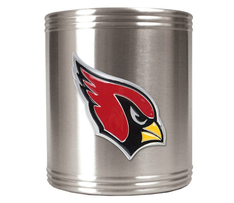 Cardinals Logo Metal Coozie NFL