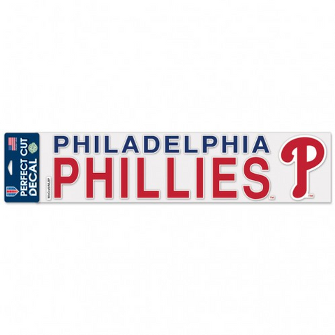 Phillies 4x17 Cut Decal Color