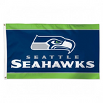 Seahawks 3x5 House Flag Deluxe Logo