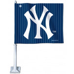 Yankees Car Flag Blue w/ White Pinstripe