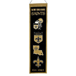 Saints 8"x32" Wool Banner Heritage