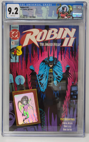 Robin II Issue #1 Year 1991 Cover 3/4 CGC Special Label Graded 9.2 Comic Book