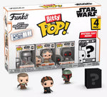 Funko Pop Vinyl Bitty Pop! 4-Pack - Star Wars: The Mandalorian - The Mandalorian/Kuiil/Offworld Jawa/Mystery