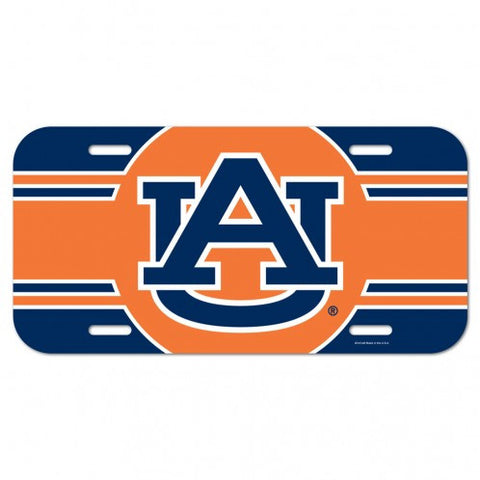 Auburn Plastic License Plate Tag