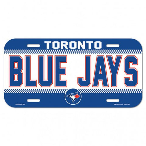 Blue Jays Plastic License Plate Tag