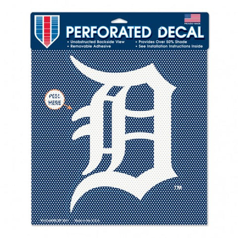 Tigers Perforated Decal 12x12