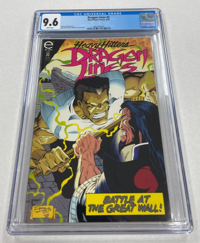 Dragon Lines Issue #2 Year 1993 CGC Graded 9.6 Comic Book