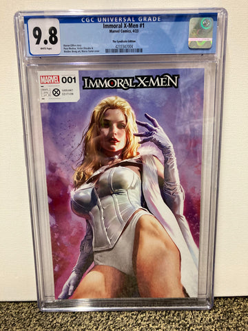Immoral X-Men Issue #1 April 2023 CGC 9.8 The Syndicate "Virgin" Edition Graded Comic Book