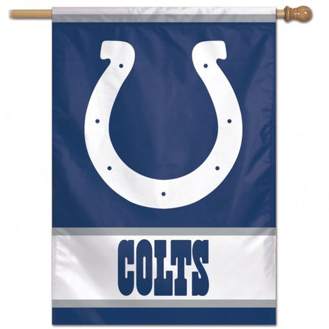 Colts Vertical House Flag 1-Sided 28x40