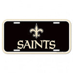 Saints Plastic License Plate Tag