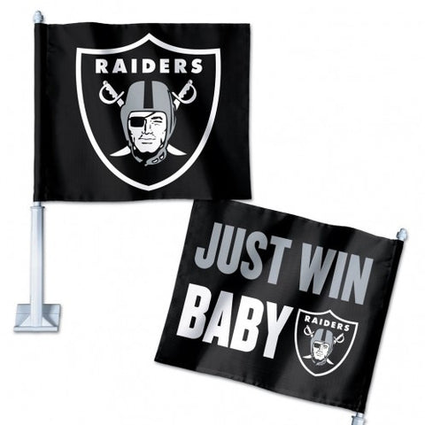 Raiders Car Flag Slogan