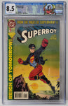 Superboy Issue #1 Year 1994  CGC Special Label Graded 8.5 Comic Book