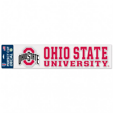 Ohio St 4x17 Cut Decal Color