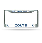 Colts Chrome License Plate Frame Silver