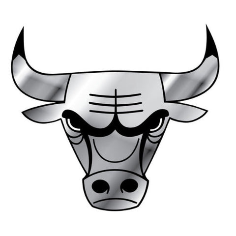 Bulls Auto Emblem Chrome Logo